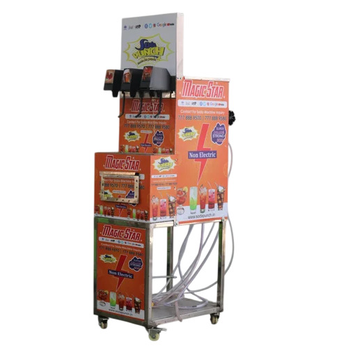 3+1 Non Electric Valve Soda Machine - Automatic Grade: Automatic