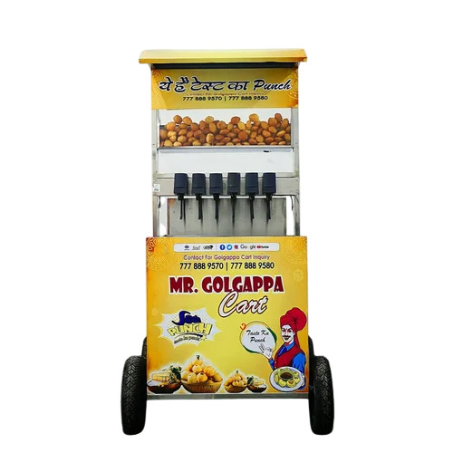 6 Nozzle Gol Gappa Machine - Size: Size: 64L X 74H X 36W