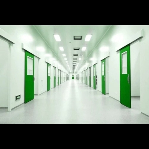 Clean Room Partition - Powder Coated, 10 Feet Height, 0.028 W/mk Thermal Conductivity, 35 Db Sound Insulation | Industrial, New Condition