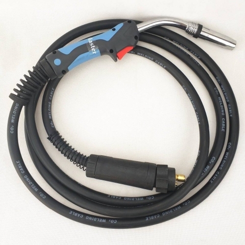 Mig Welding Torch 36 KD - Gas Cooled, 3m Length, Black | Ideal for Industrial Usage, CO2 Fuel Gas Type, MIG Welding Compatibility