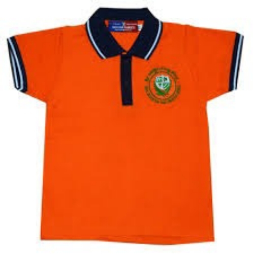 School Uniform Tshirt - Cotton Blend Slim Fit Half Sleeve All Sizes Unisex | Breathable Washable Comfortable Skin Friendly