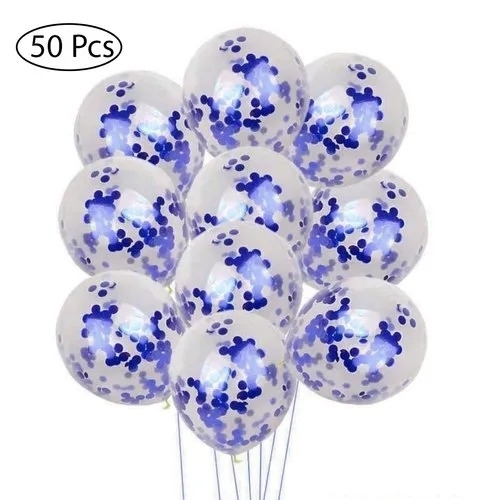 Solid Confetti Balloons - Durable Multi-Color Design | Ideal for Decoration High-Quality Material New Condition