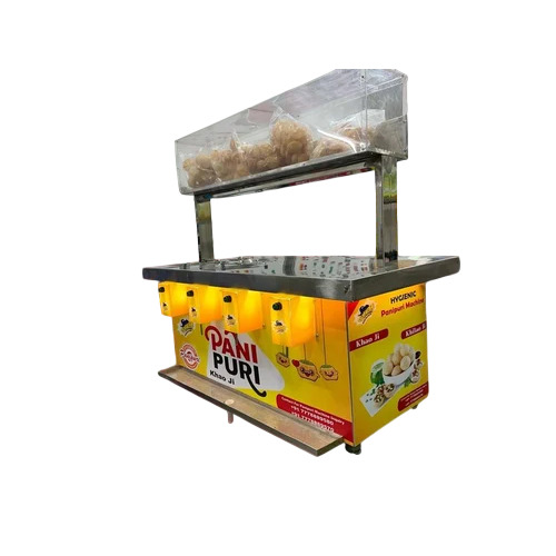 4 Nozzle Automatic Pani Puri Machine - Capacity: 1000To1200 Kg/Day