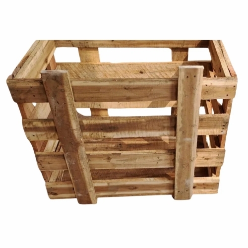 Hard Wood Pallet - Color: Brown