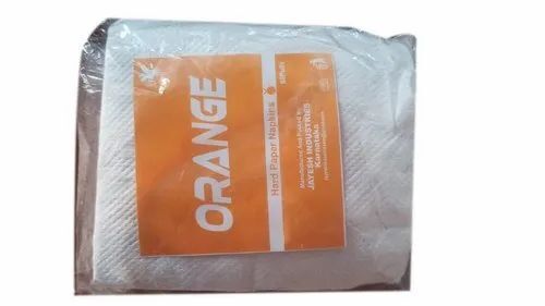 Orange Hard Paper Napkin