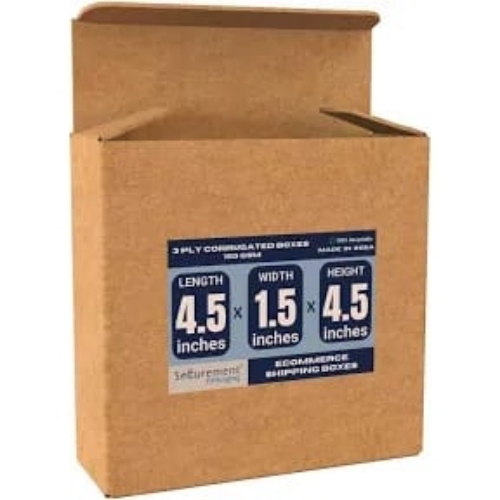 Printed Corrugated Box - Color: Brown
