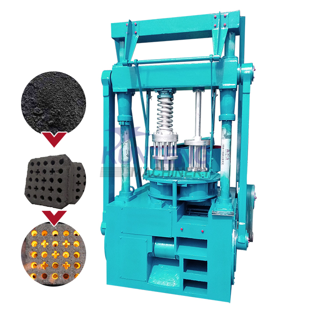 Smokeless Honeycomb Coal Making Machine Polygonal Coal Briquetting Machine - Briquette Size: Customized