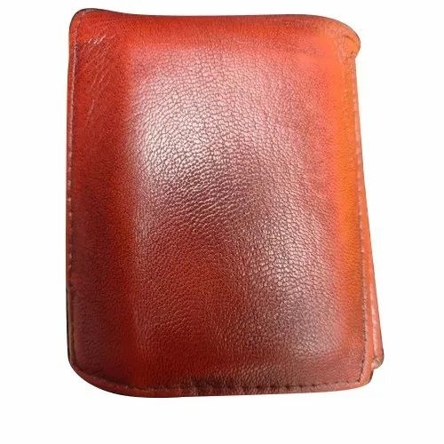 Brown Foldable Leather Wallet