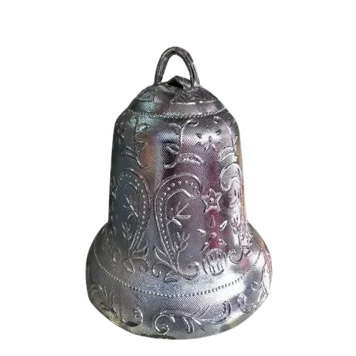 Christmas Silver Plastic Hanging Bells