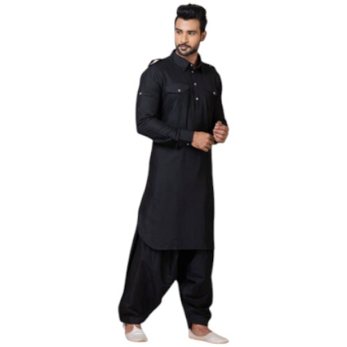 Mens Cotton Pathani Kurta