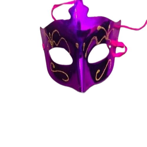 Plastic Party Eye Mask - Plastic, 5 Inch, Multicolor | Perfect Shape, Easy to Fit, Glossy Finish