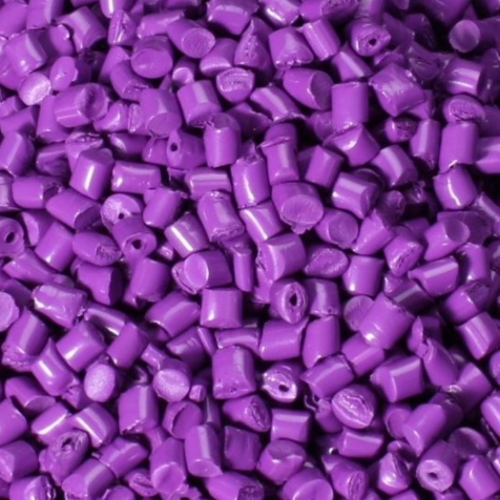 Purple Plastic Granules