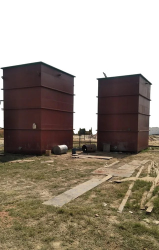 Stainless Steel Etp Plant Storage Tanks - Color: Brown