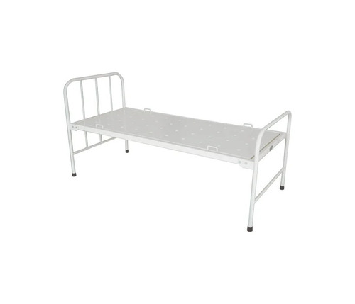 Standard Hospital Ward Plain Bed - Color: White