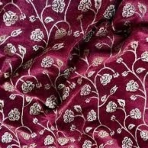 Foil Printed Velvet Fabric