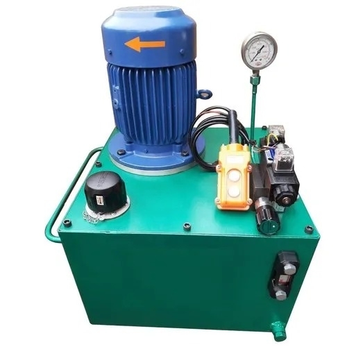 Green Hydraulic Power Pack - Rust Free, Semi-automatic, 50 Hz | Industrial Use, Corrosion Resistant, Green