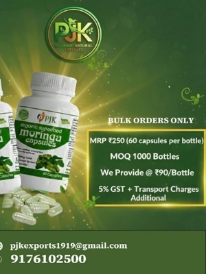 Moringa Capsules - Age Group: For Adults