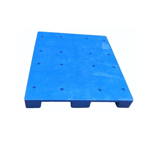 Blue Plain Top Plastic Pallet