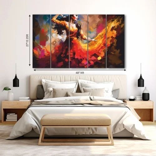 Dance Art Wall Painting