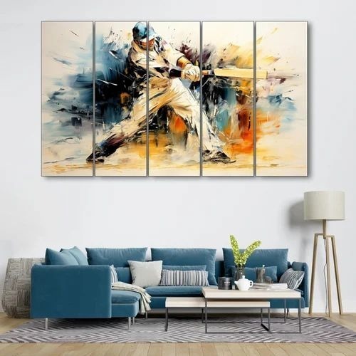 Decor Baseball Wall Painting