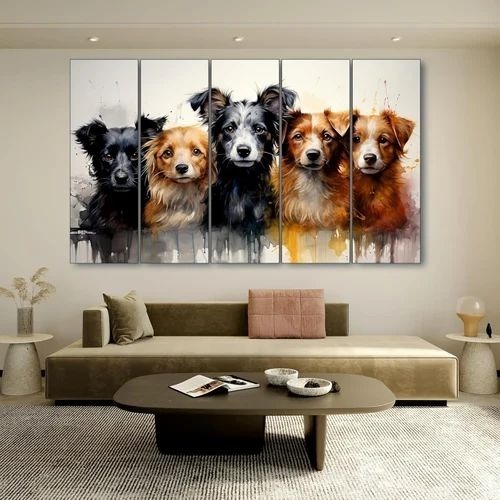 Decor Dog Wall Painting