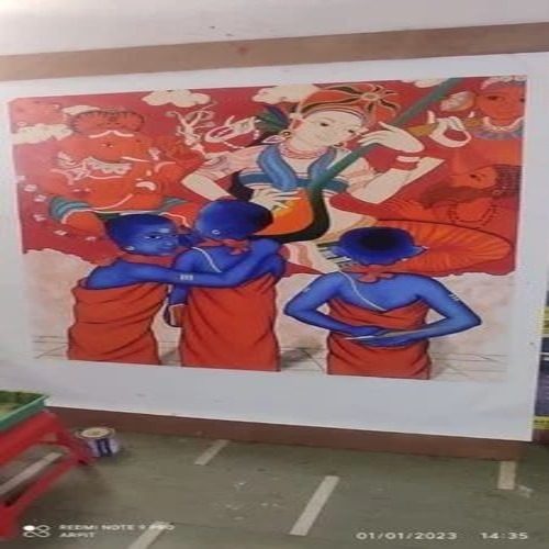 Handmade Oil Painting On Canvas