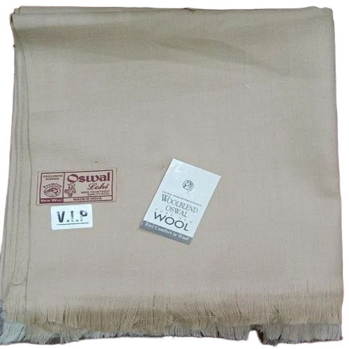 Ladies Pure Woolen Shawl - Cream Wool, Multicolor Printed, Anti-Wrinkle, Comfortable, Fancy and Warm