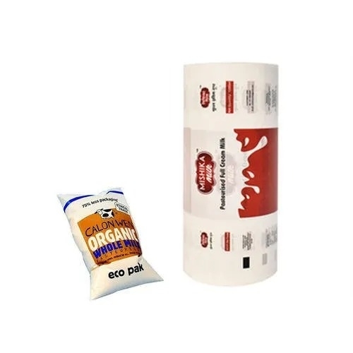 Milk Packaging Printed Rolls - Color: Multicolor