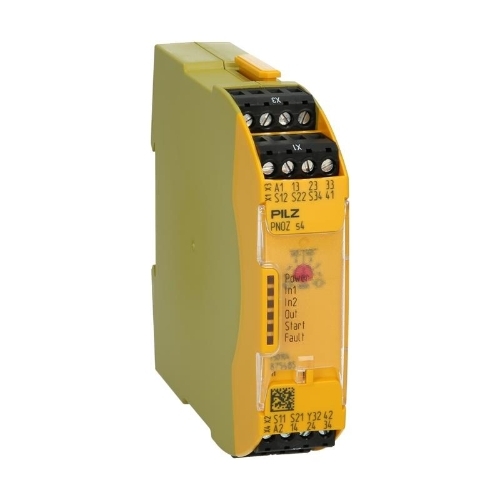 Safety Relays - Yellow 24V DC 6A DIN Rail Mount | Heat Proof Industrial Power Supply