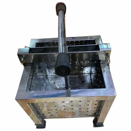 Steel Paneer Press Machine - Stainless Steel, Silver | Environmental Friendly, Good Quality, Low Energy Consumption