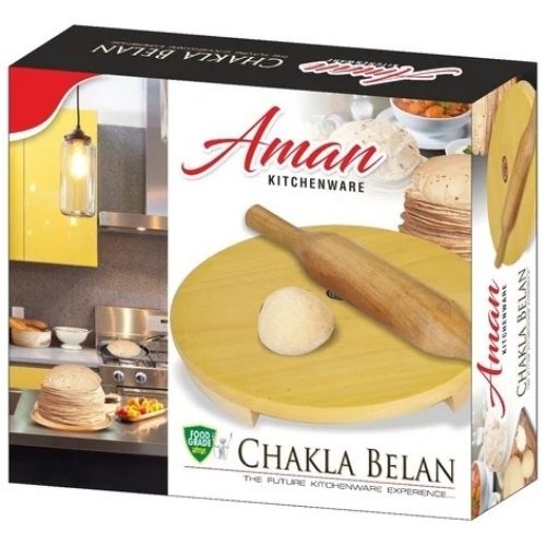 Wooden Chakla Belan Set