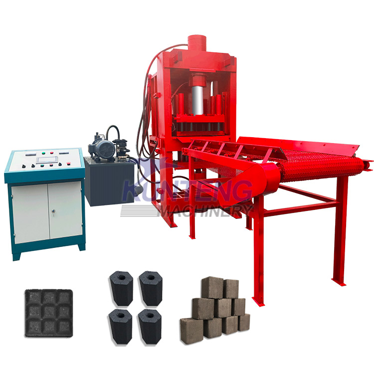 Coconut Shell Charcoal Block Making Machine - Briquette Size: Customized