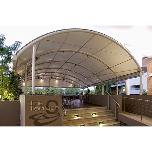 Half Round Tensile Hotel Structure