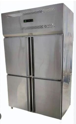 Ss Four Door Refrigerator - Stainless Steel, Silver, Electrical | Durable, New, 1 Year Warranty