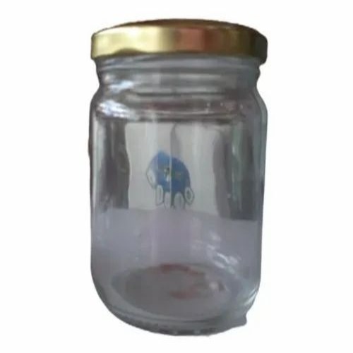 350 Ml Round Glass Jar