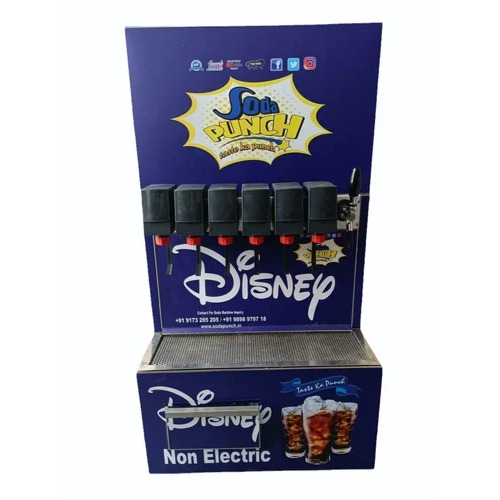 6+1 Nozzle Non Electric Soda Machine - Capacity: 1200To1500 Pcs/Min