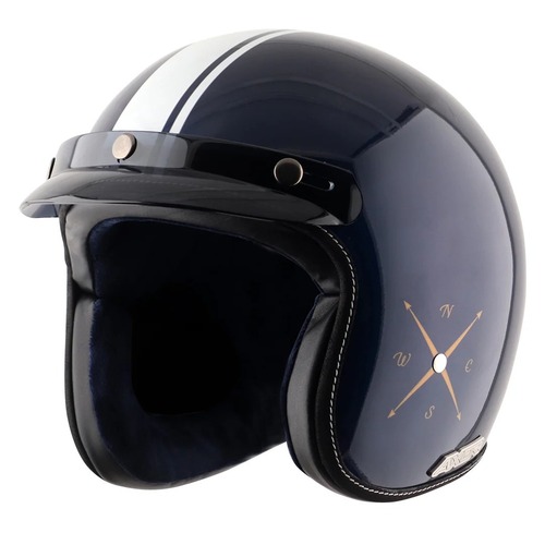 Adjustable Strap Open Face Helmets - Color: Na