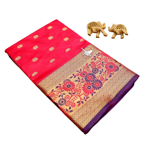 Embroidered Banarasi Silk Jacquard Saree