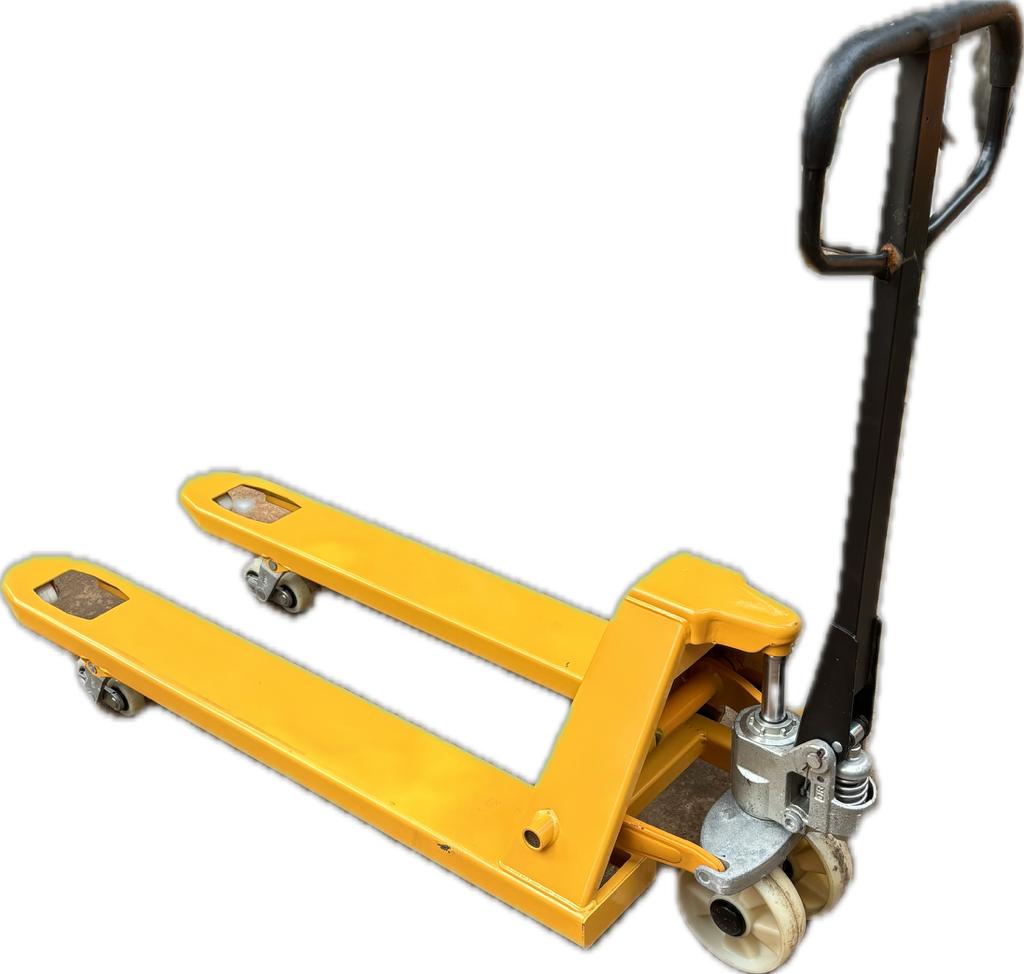 Hydraulic Pallet Truck - Metal, Standard Size, Yellow & Black | Easy To Operate, Energy Efficient, Hydraulic Power