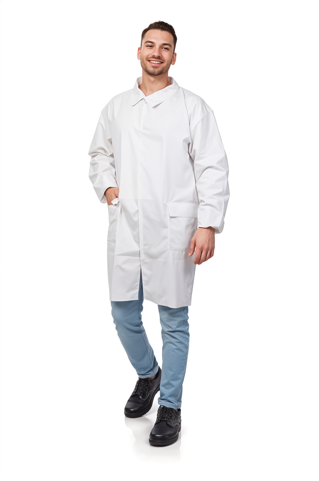 Lab Coat - Material: Poly Cotton