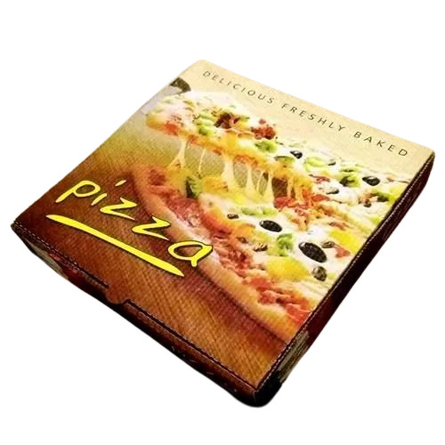 Printed Pizza Kraft Paper Box