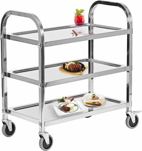 Stainless Steel Utility Food Trolley