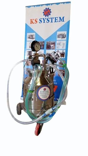 100 L Automatic Milking Machine - Stainless Steel Silver | Good Quality Low Energy Consumption