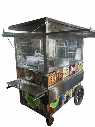 7.5 Feet Stainless Steel Food Cart