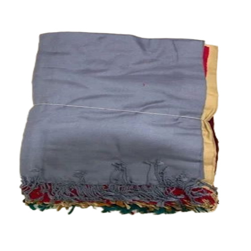 Grey Plain Shawl