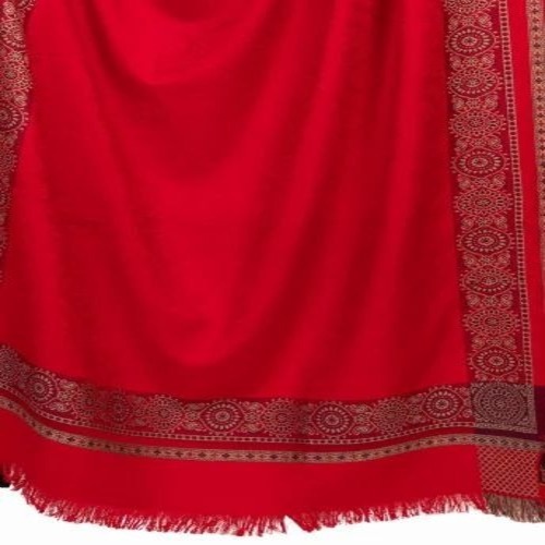 Ladies Floral Border Shawl