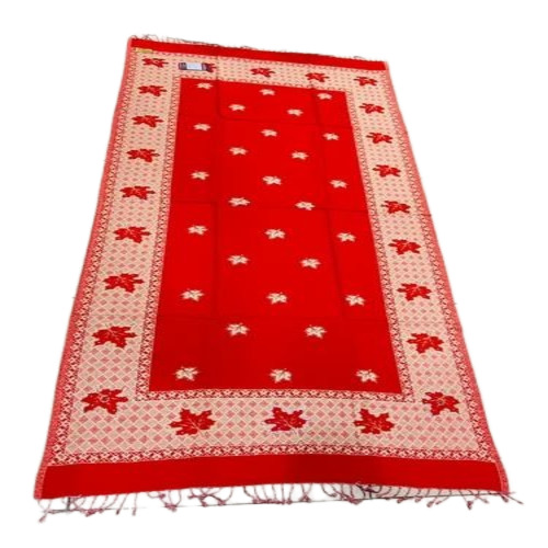 Red Party Woolen Shawl