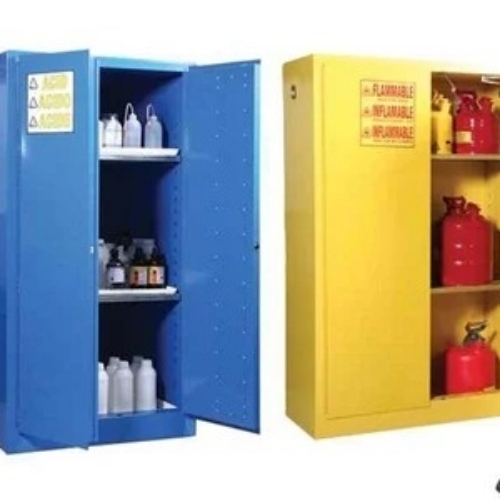Acid Storage Cabinets - Customized Size, Polished Finish, Durable, No Assembly Required
