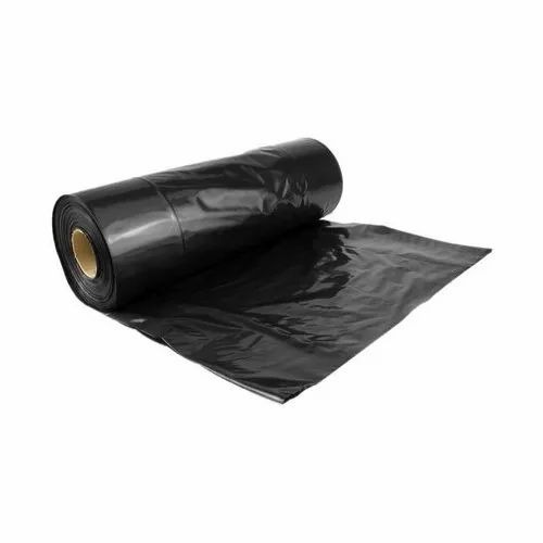 Black Ldpe Tarpaulin - LDPE, 250 Micron, 1000m Roll, Black | Industrial Use