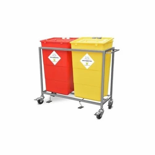 Four Wheeled Bin - HDPE, 660 Ltr, Green | Outdoor Use, Quality Assured